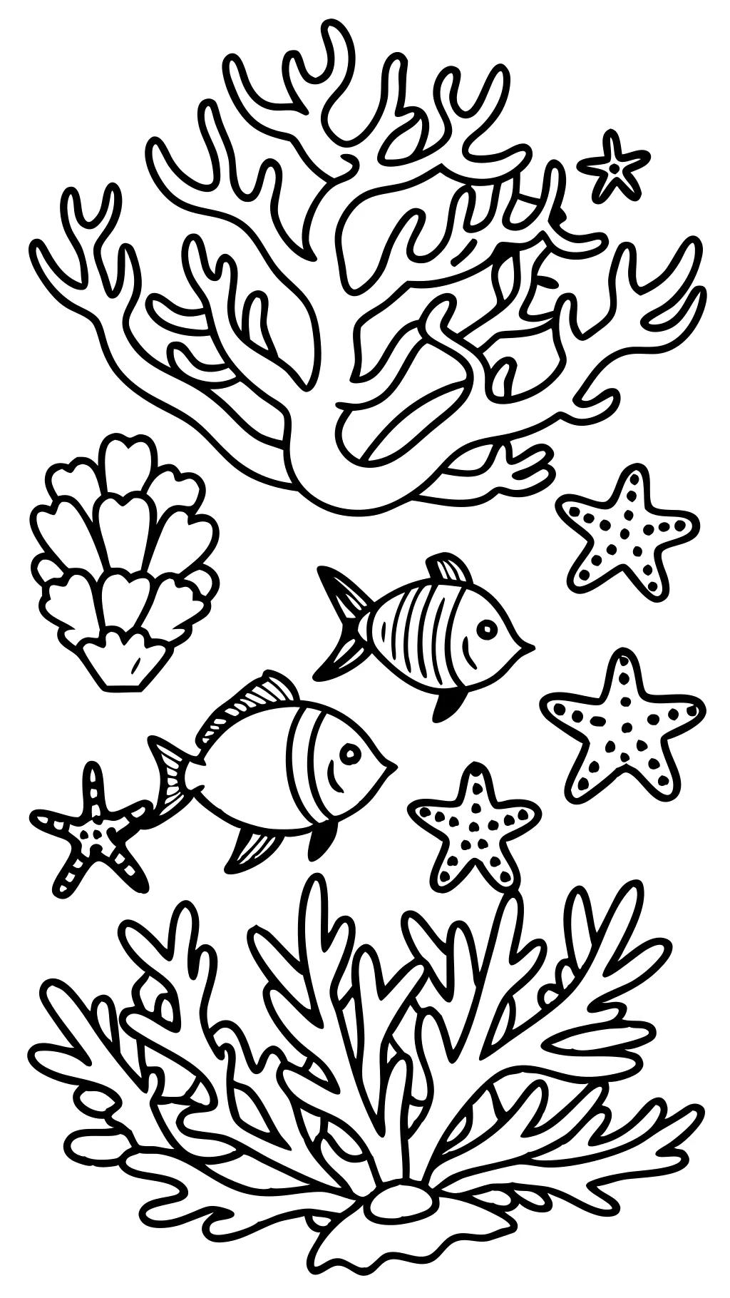 coral coloring pages